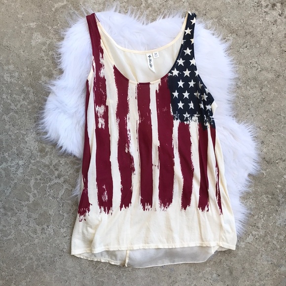 Tops - American flag shirt